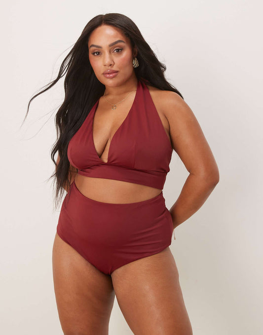 Curve Maya Mix And Match High Waist Bikini Bottom