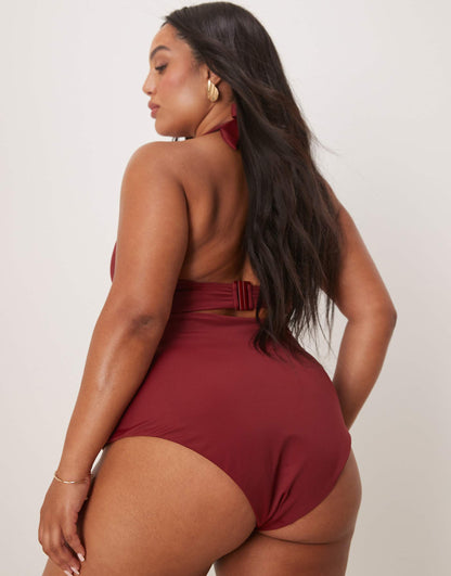 Curve Maya Mix And Match High Waist Bikini Bottom