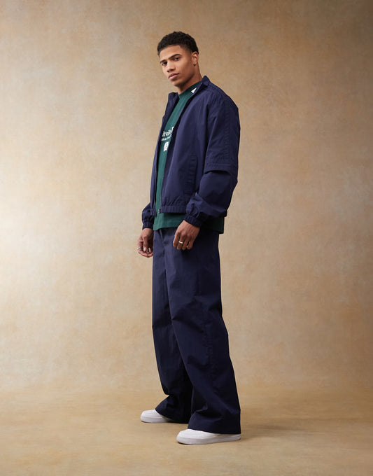 Co-Ord Super Baggy Nylon Pull On Trouser