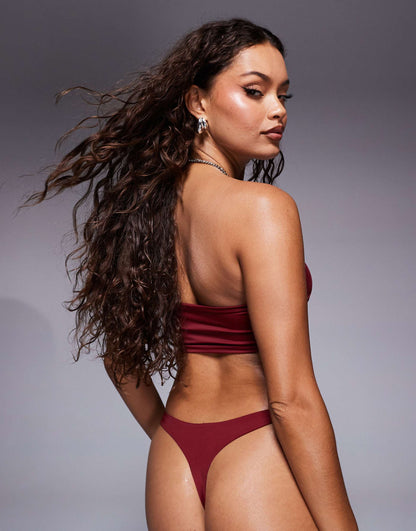 Maya Mix And Match High Leg Thong Bikini Bottom