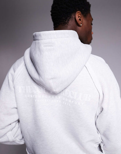 Co-Ord Raw Seam Logo Hoodie