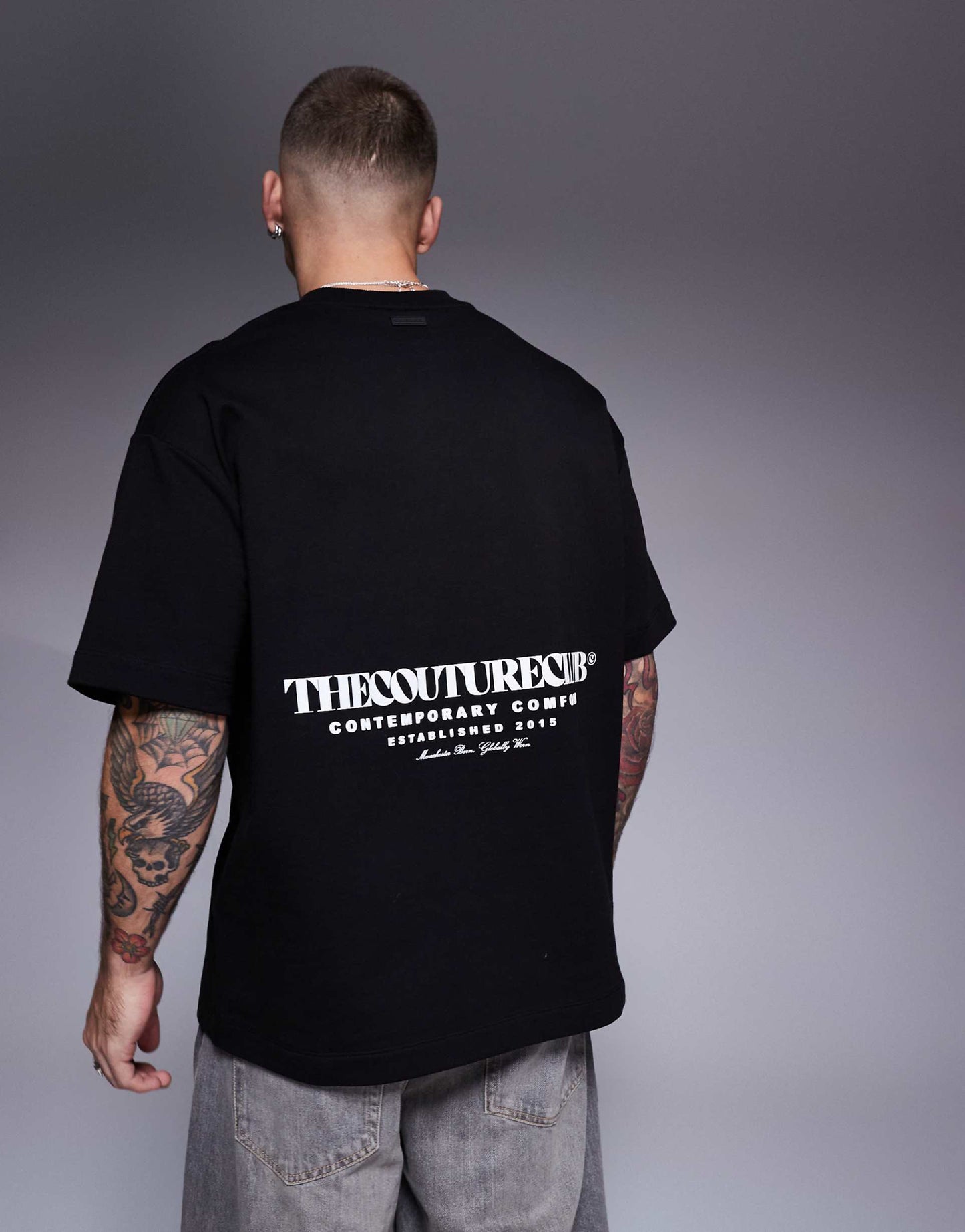 Heavyweight T-Shirt With Logo Back Print