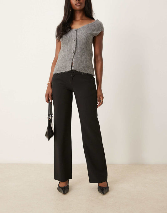 Tailored Straight Leg Trousers