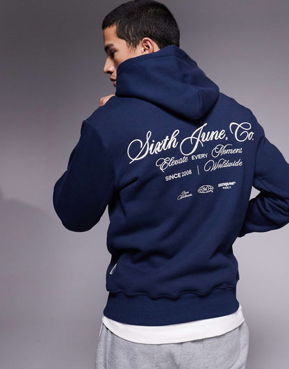 Logo Back Print Hoodie