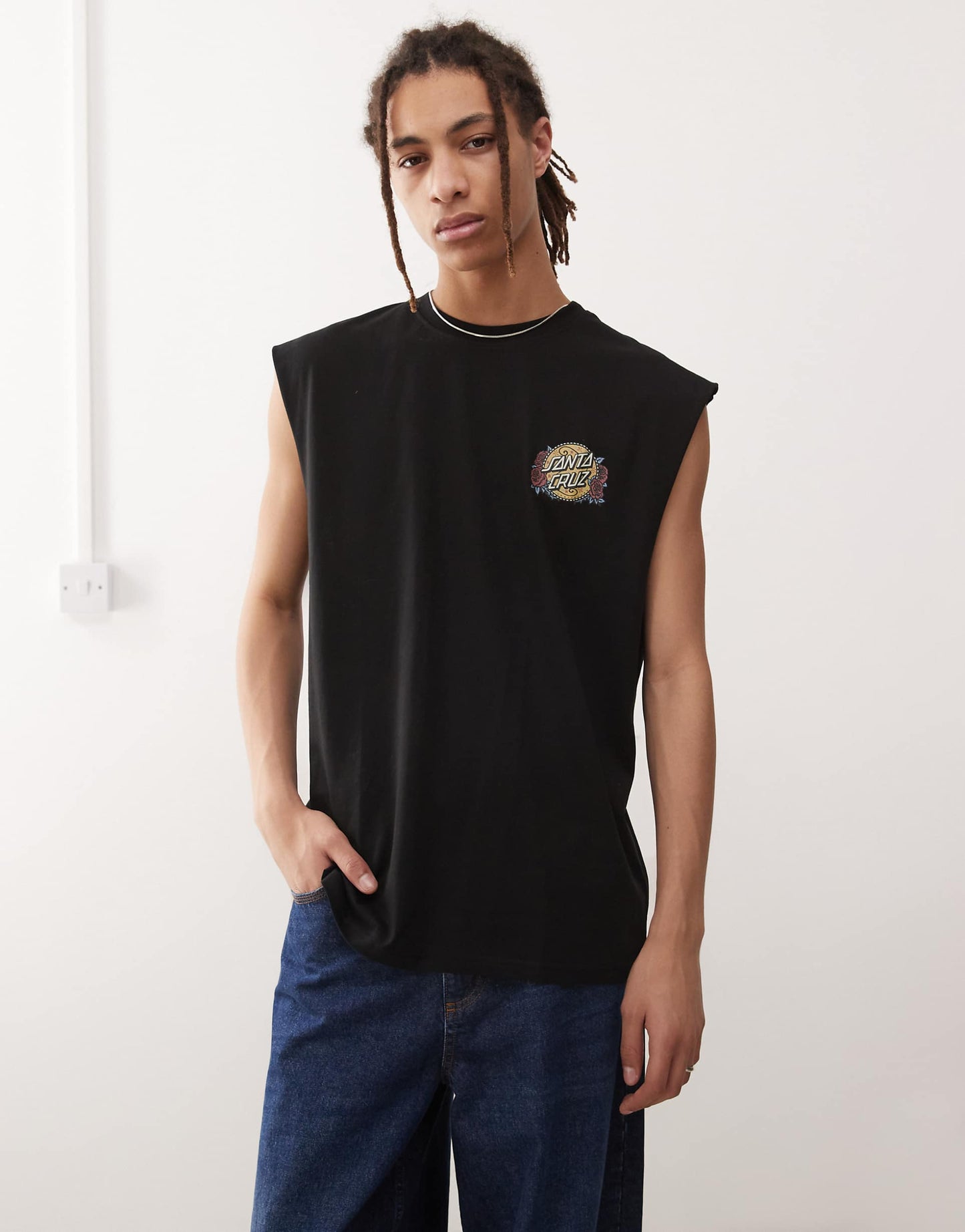 Graphic Logo Back Print Vest