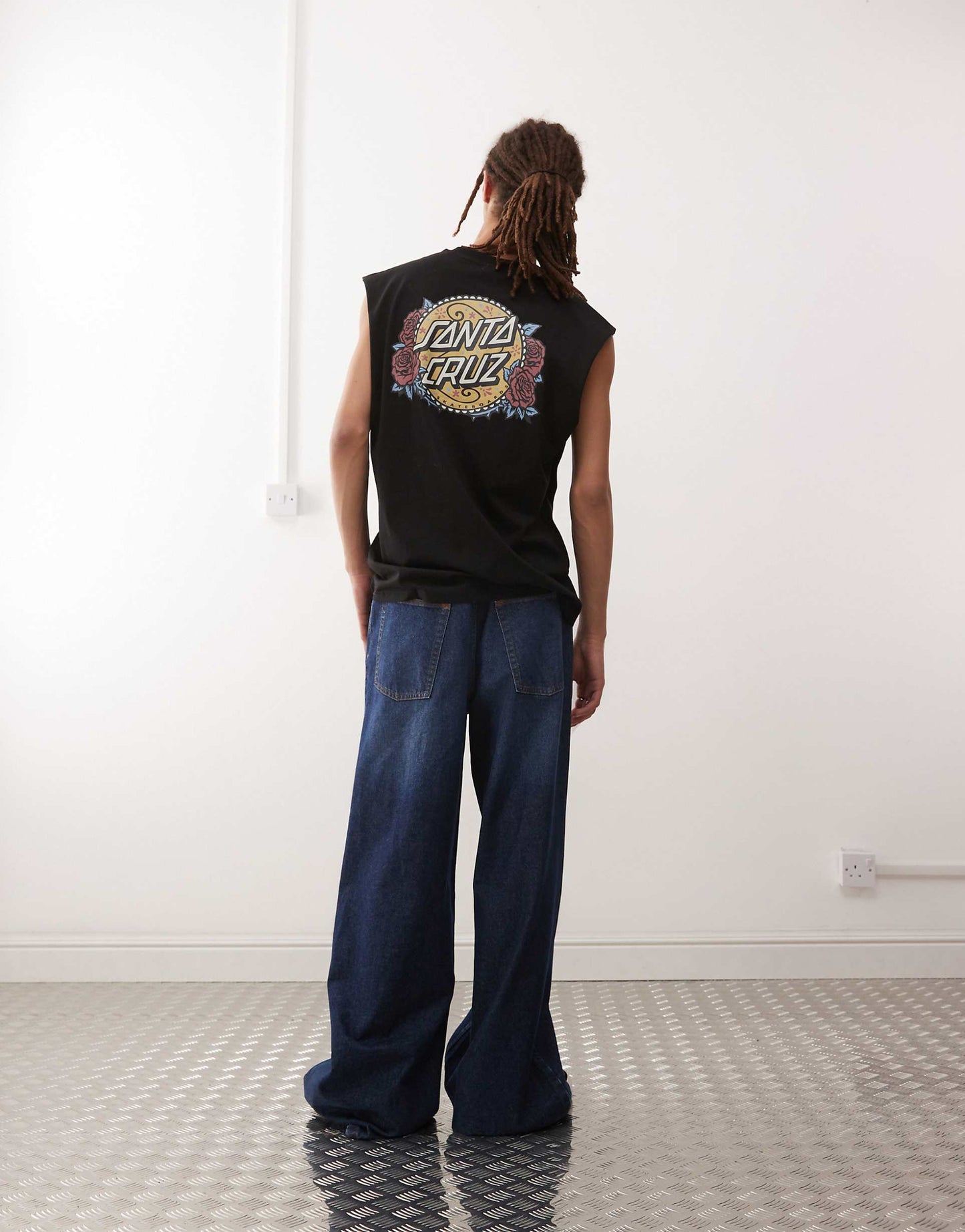 Graphic Logo Back Print Vest