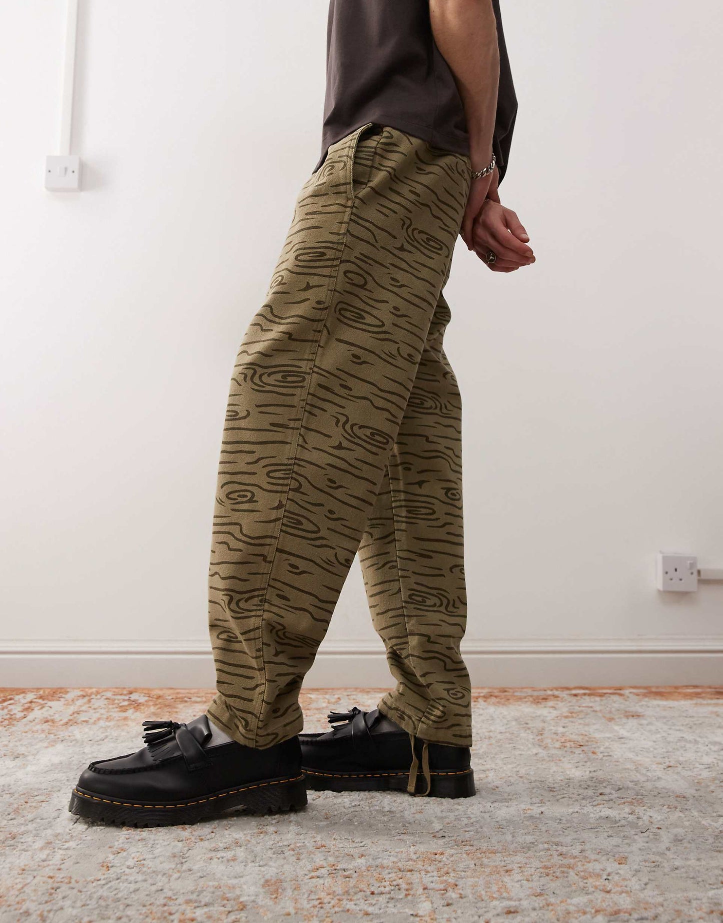 Unite Wood Print Trousers
