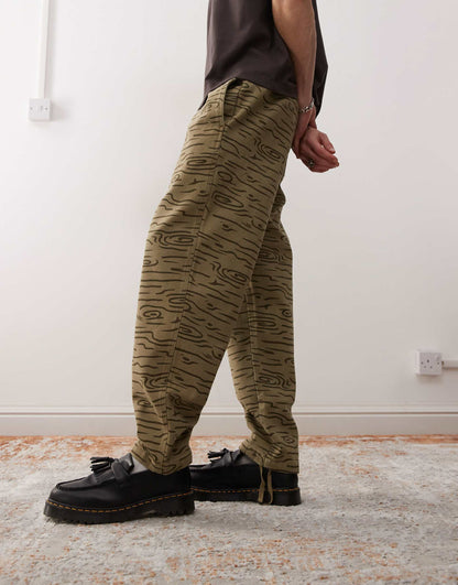 Unite Wood Print Trousers