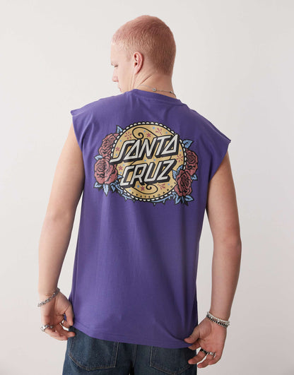 Graphic Logo Back Print Vest