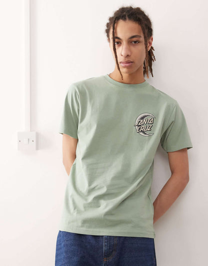 Half Moon Logo Back Print T-Shirt