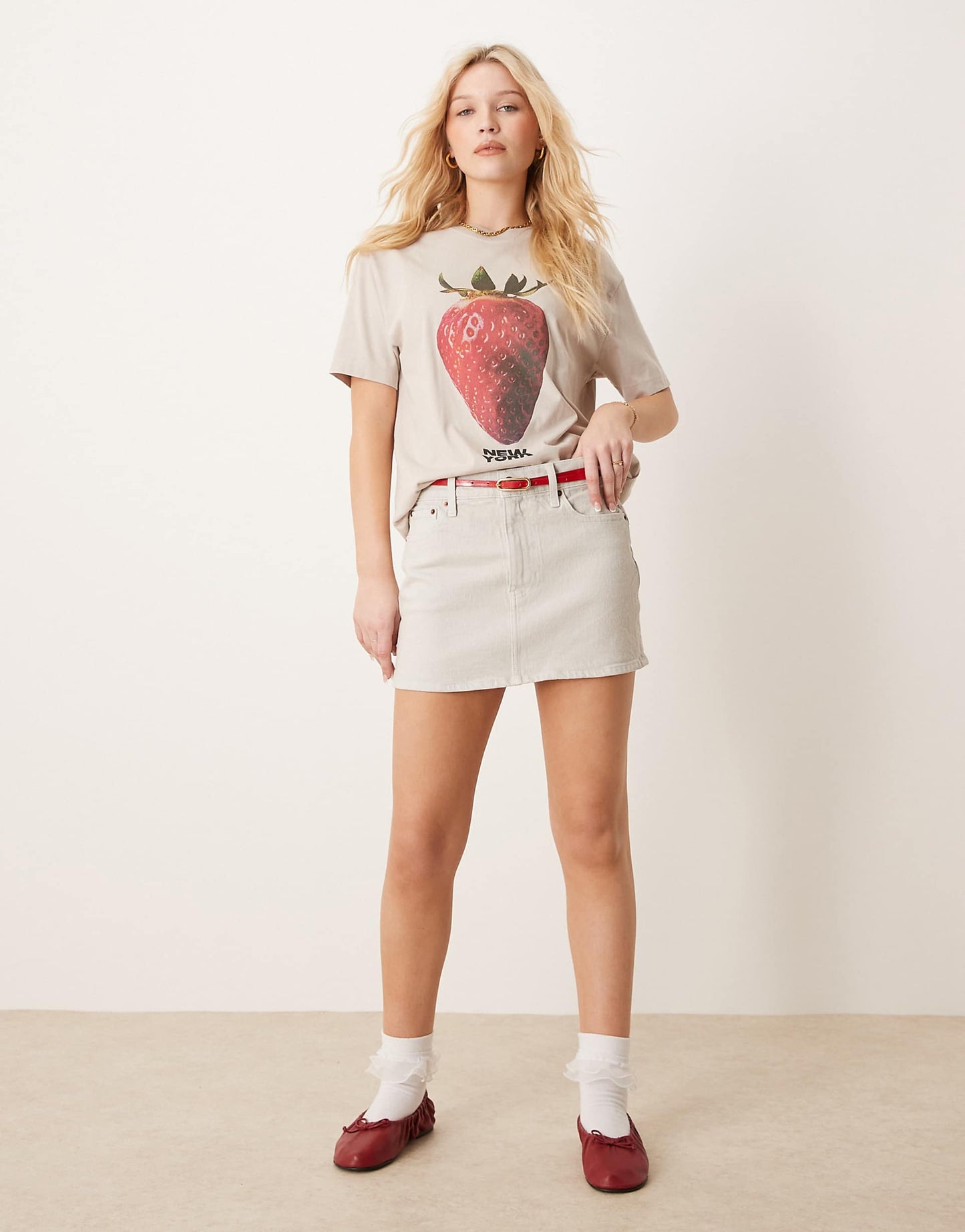 Denim Mini Skirt