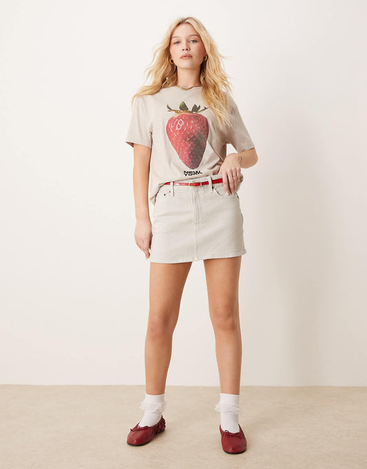 Denim Mini Skirt