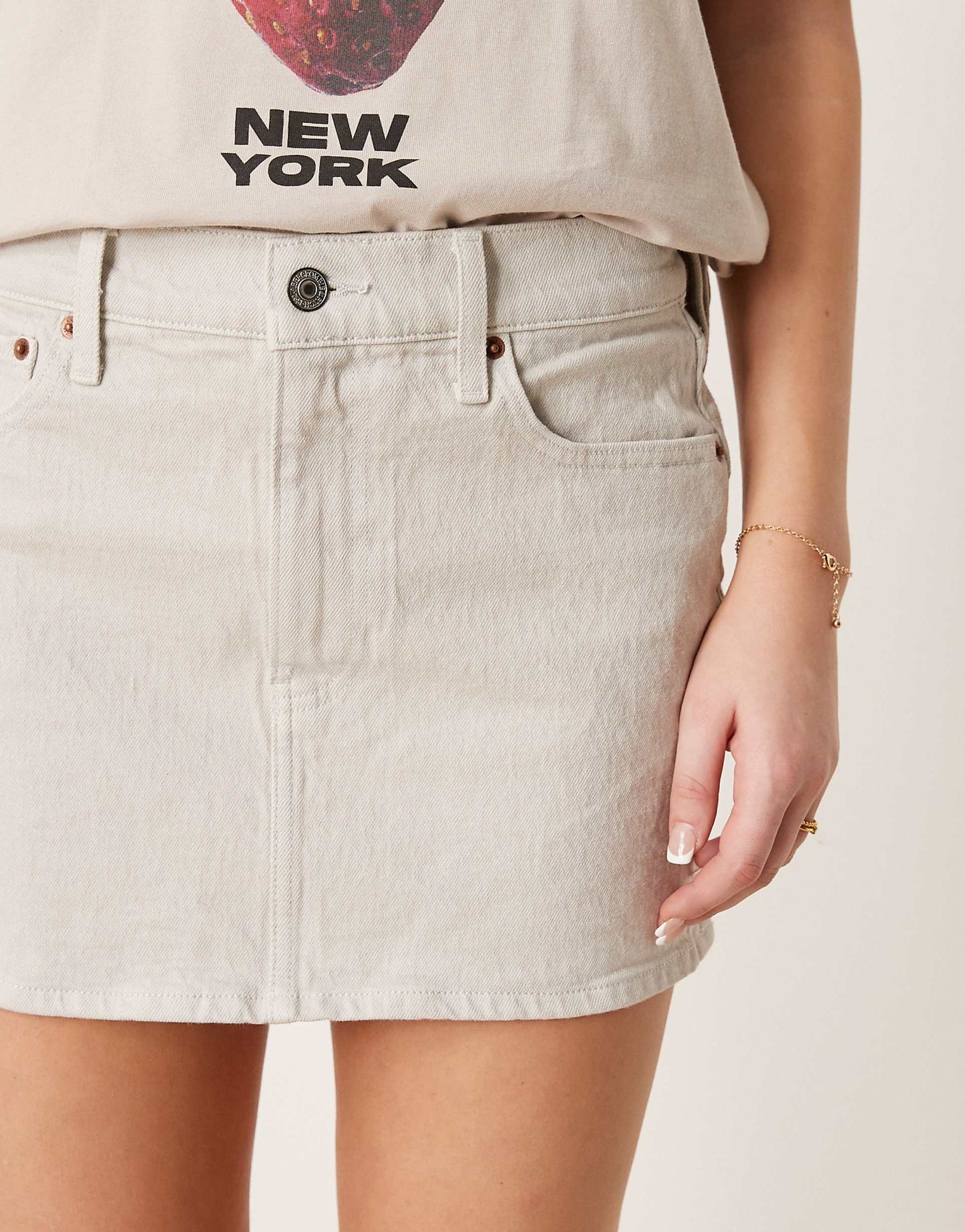 Denim Mini Skirt