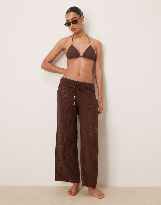 Swim Sheer Knitted Trouser