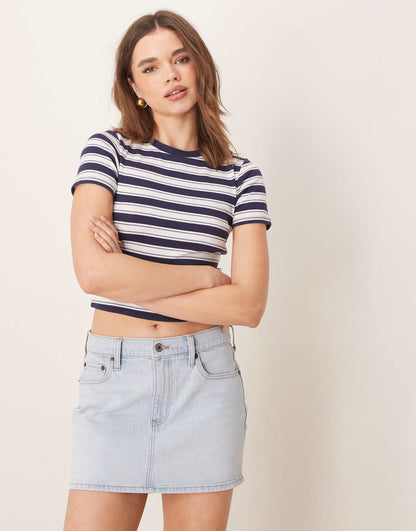 Denim Mini Skirt