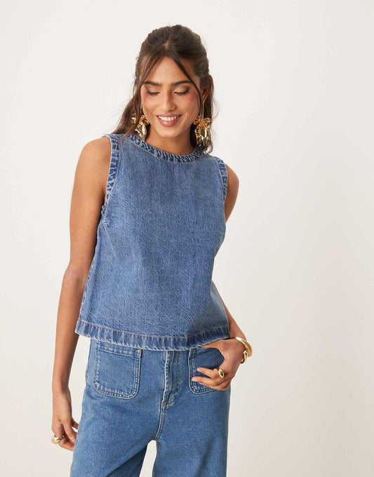 Button Detail Shell Top