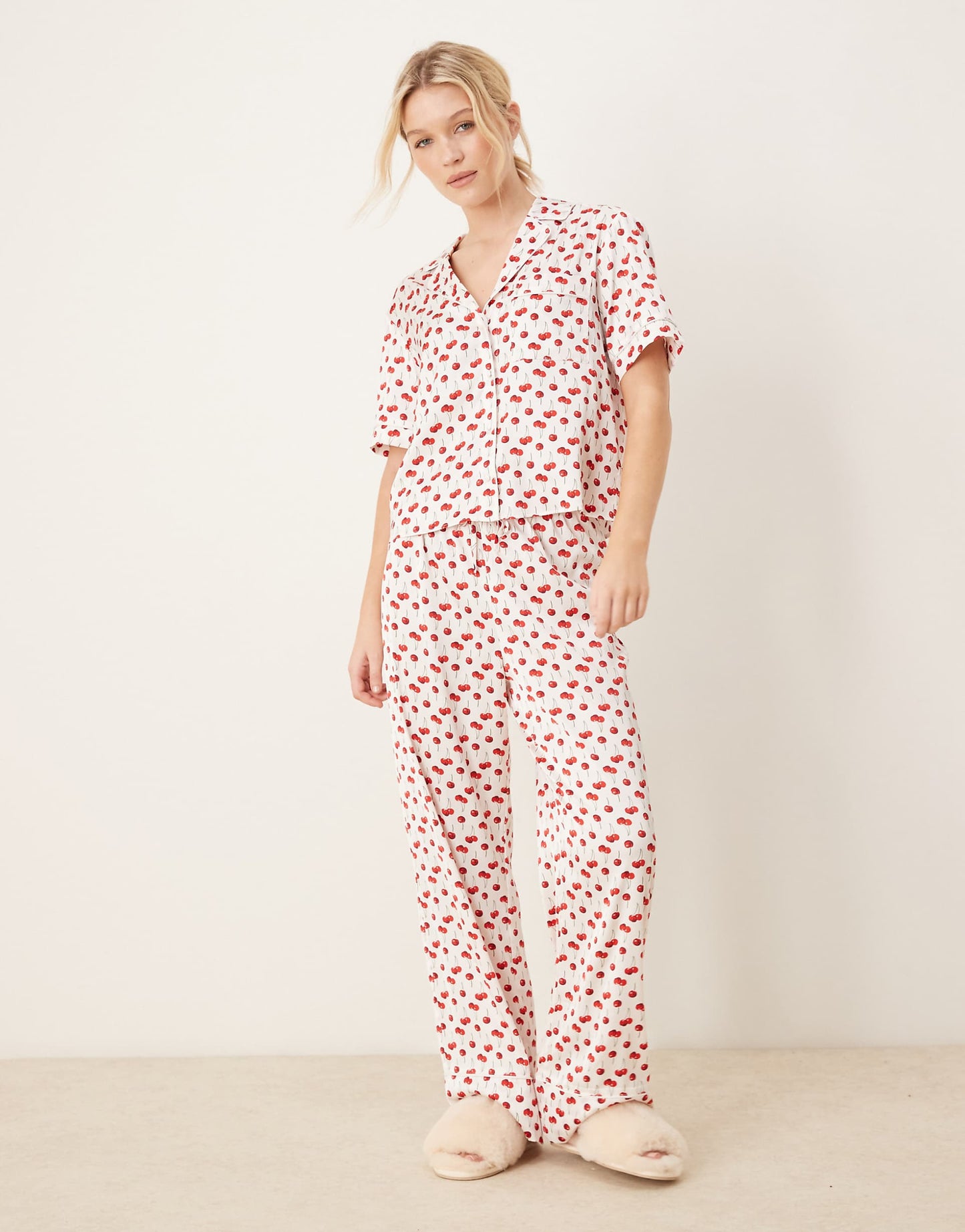 Nightwear Button Up Top Co-Ord