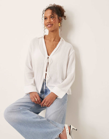 Relaxed Textured Shirt