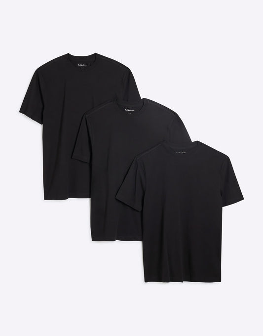 3 Pack Short Sleeve Slim Fit T-Shirt