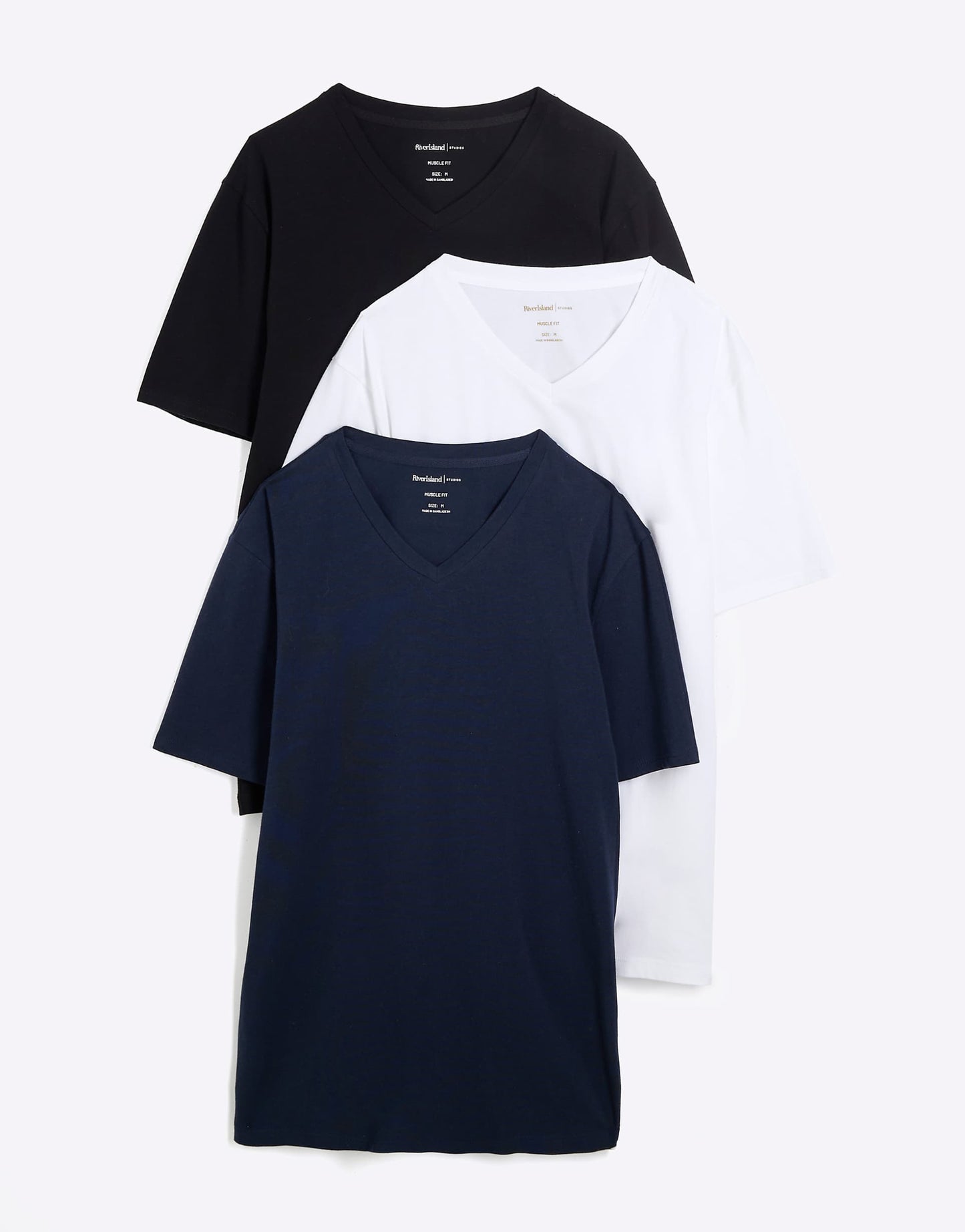 Muscle Fit T-Shirts 3 Pack