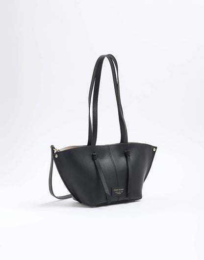 Leather Tassel Cross Body Tote Bag