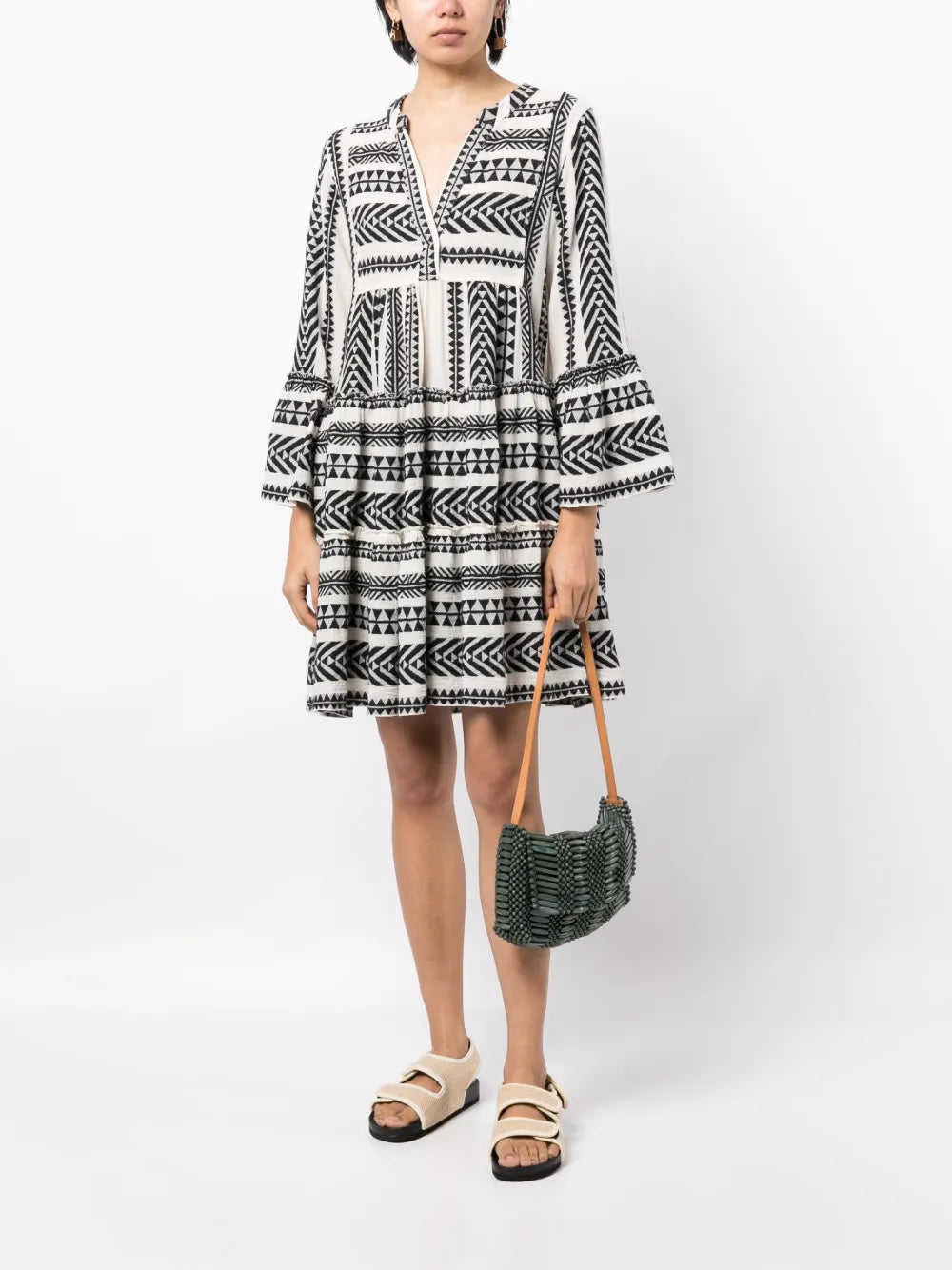 Ella Graphic-Print Dress