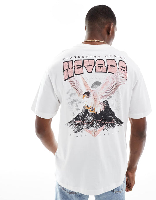 Oversized T-Shirt With Nevada Back Print