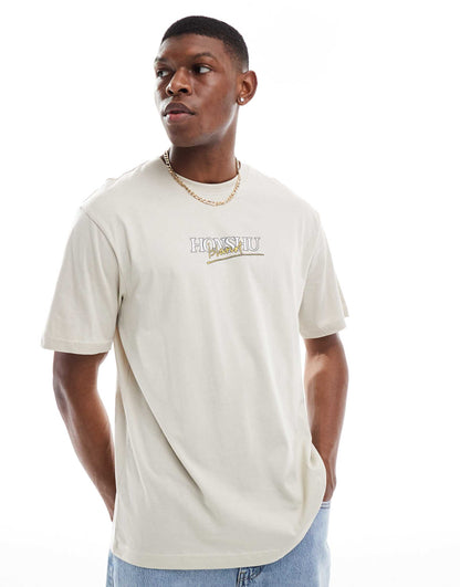 Oversized T-Shirt With Honshu Back Print