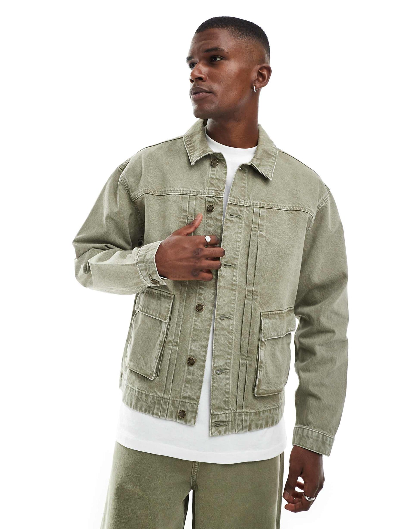 Co-Ord Boxy Harrington Jacket