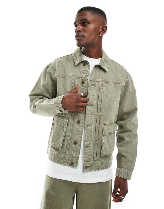 Co-Ord Boxy Harrington Jacket