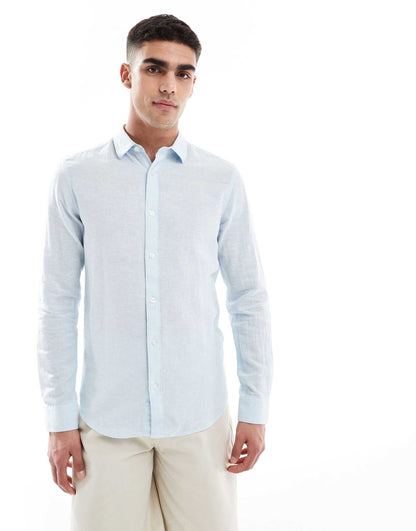Long Sleeve Linen Shirt