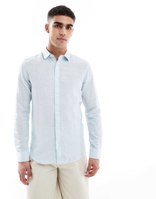 Long Sleeve Linen Shirt