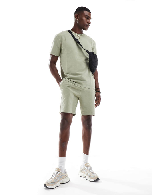 Waffle Short Co-Ord