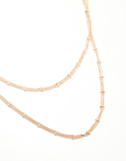 Belly Chain With Fine And Dash Chain Detail