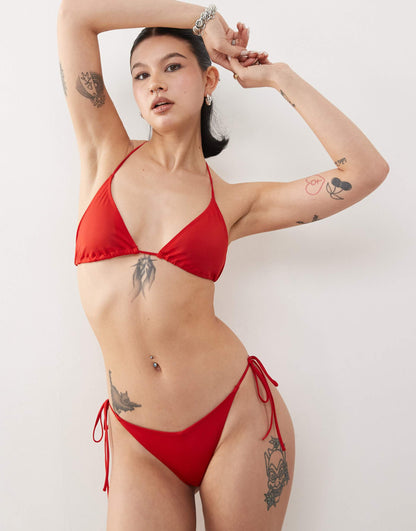 Mix And Match Tie Side Bikini Bottom