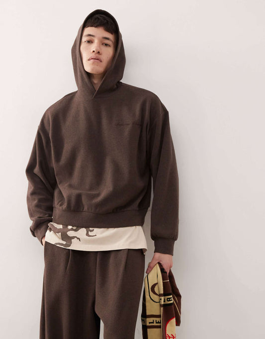 Knitted Oversized Hoodie Co-Ord