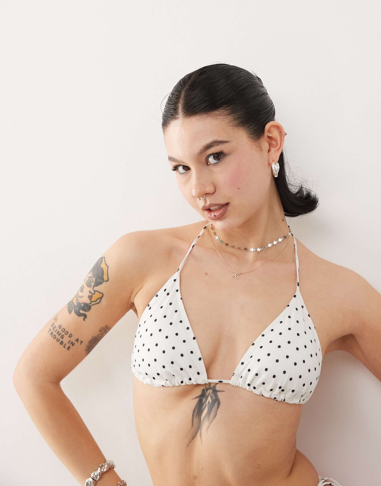 Mix And Match Triangle Tie Up Bikini Top