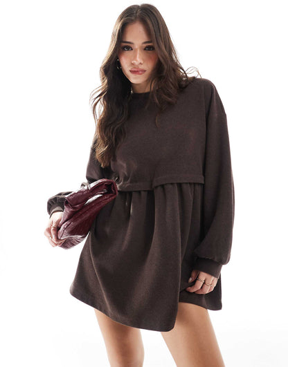 Soft Rib Smock Dress