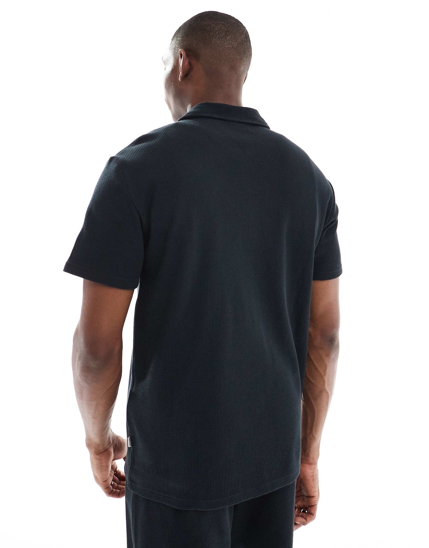 Texture Half Zip Polo Co-Ord