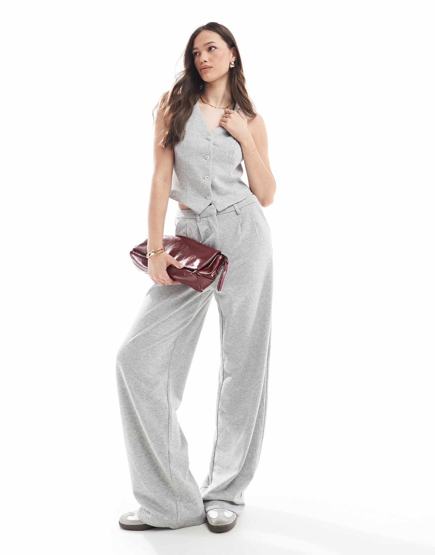 Tall Wide Leg Jersey Trouser Co-Ord