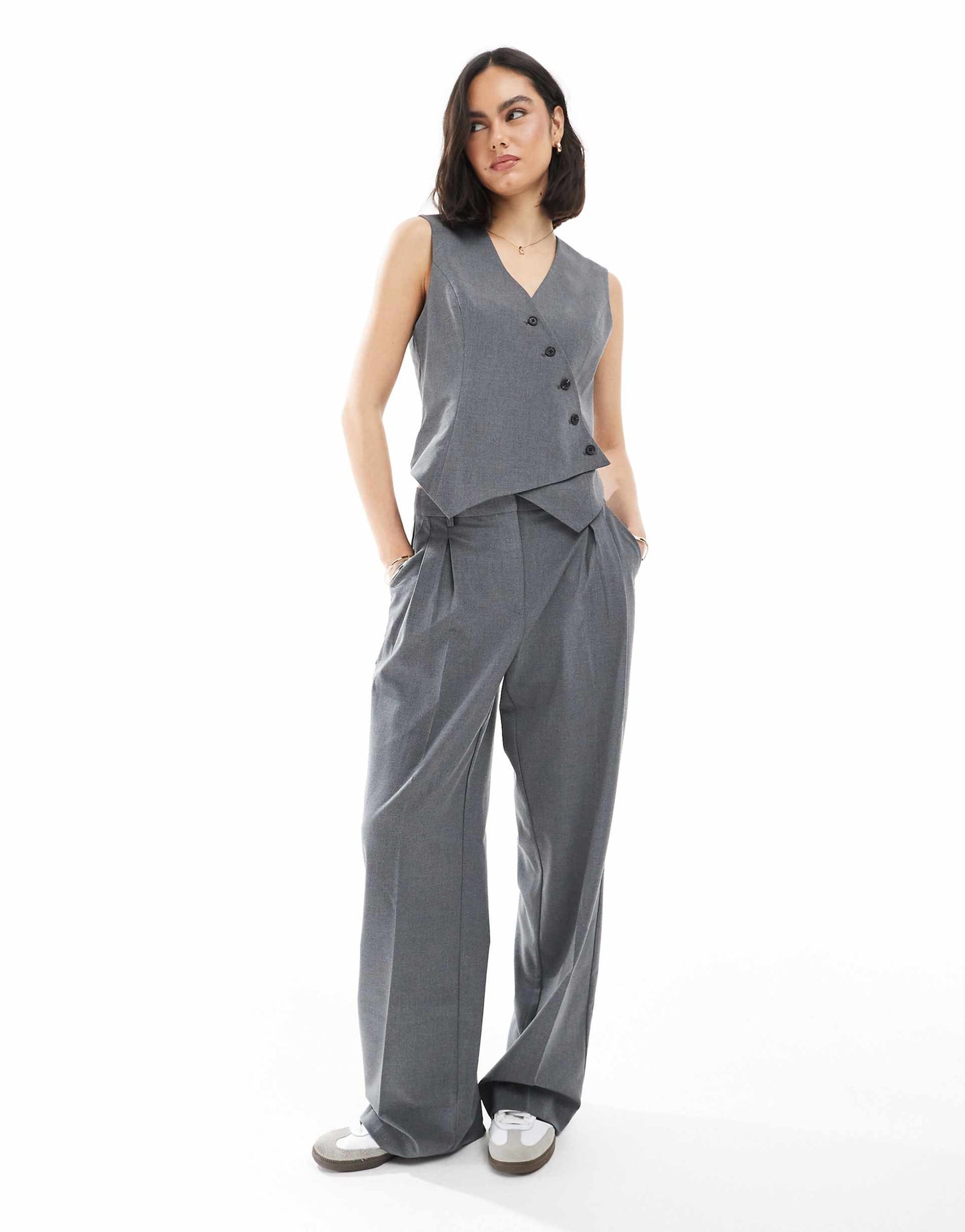 Slouchy Pleat Front Trouser Co-Ord