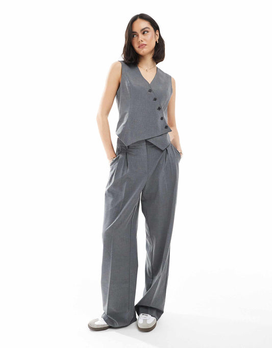 Slouchy Pleat Front Trouser Co-Ord