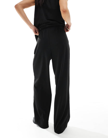 Wide Leg Jersey Crepe Trouser Co-Ord