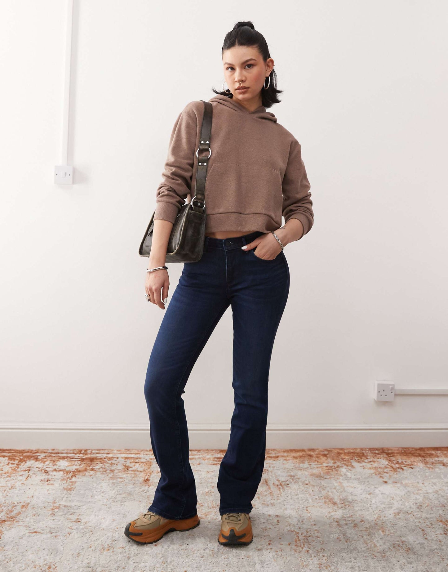 Low Rise Bootcut Jeans