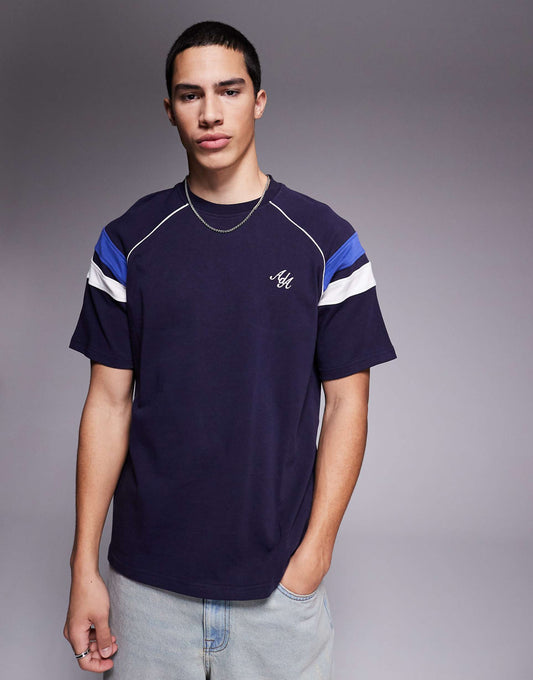 Colour Block 240Gsm T-Shirt