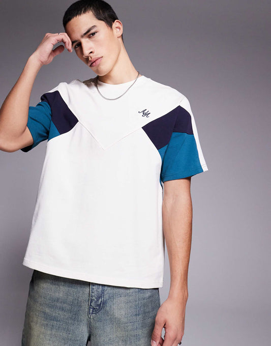 Colour Block 240Gsm T-Shirt