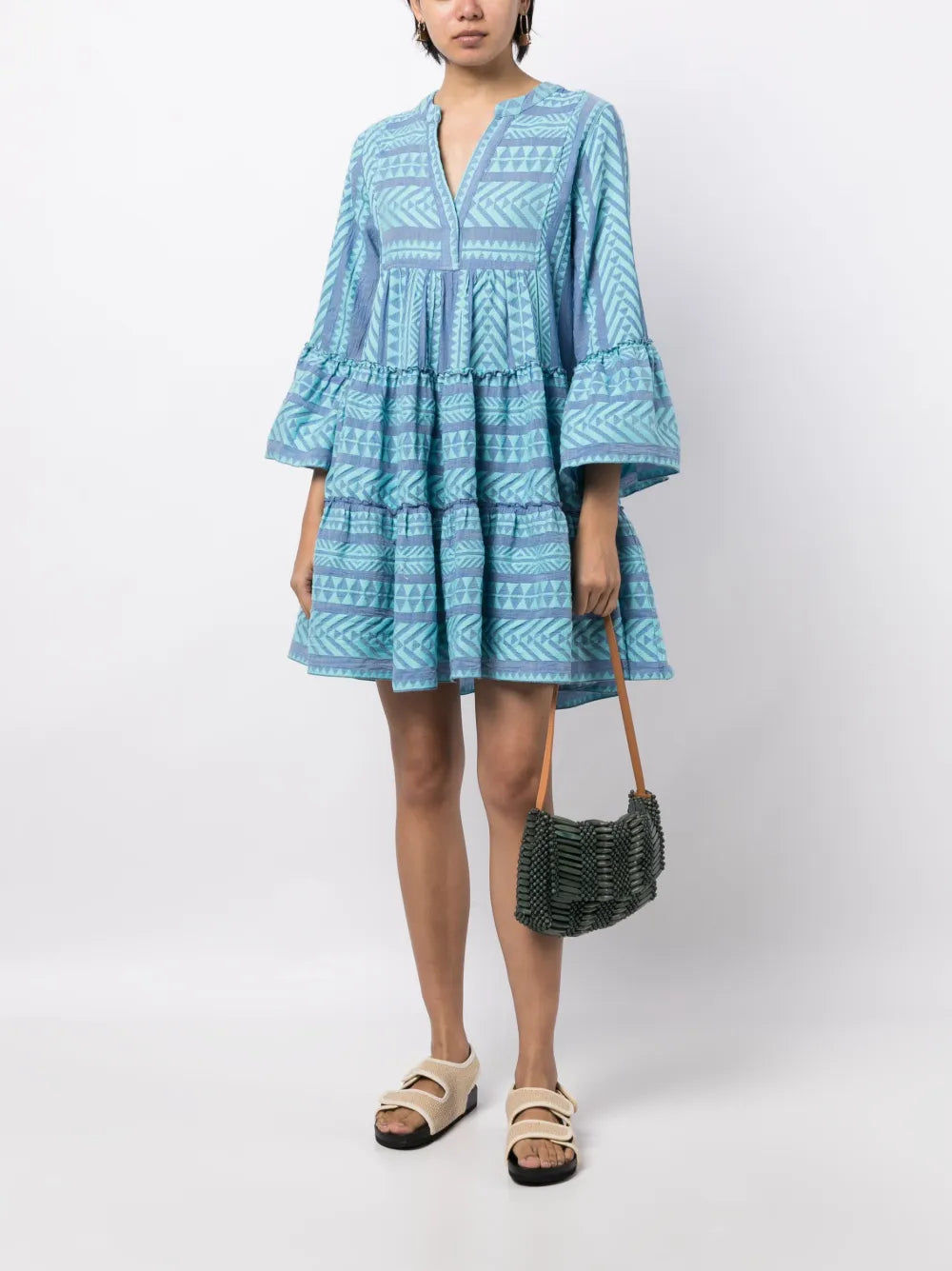 Ella Graphic-Print Dress