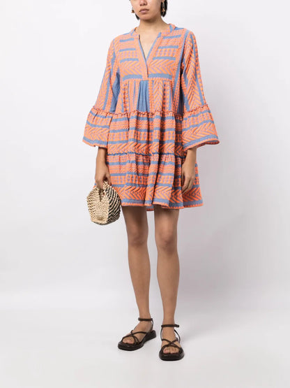 Ella Graphic-Print Dress