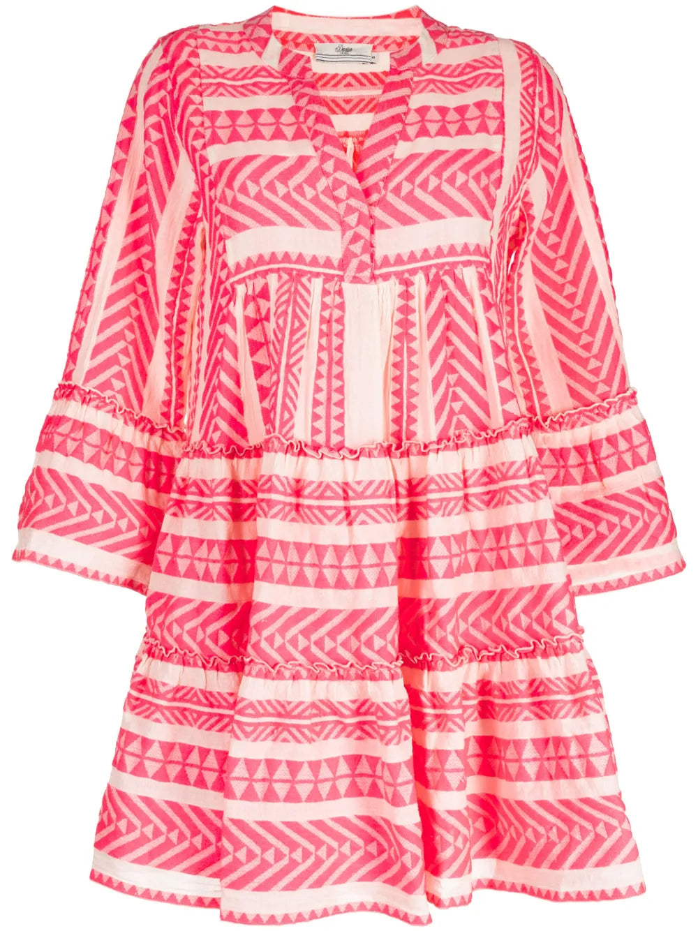 Ella Zigzag-Patterned Short Dress