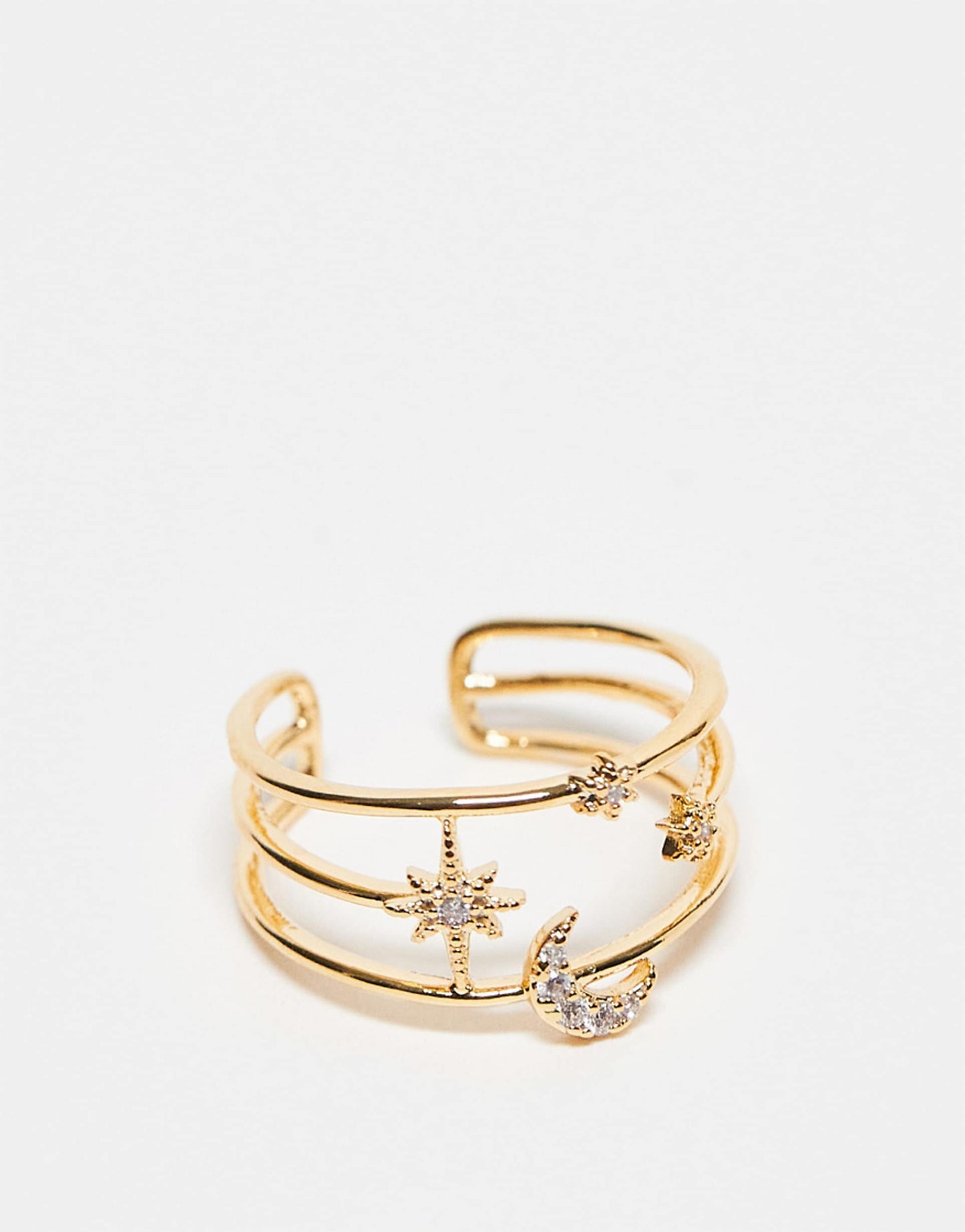 Celestial Open Caged Adjustable Ring